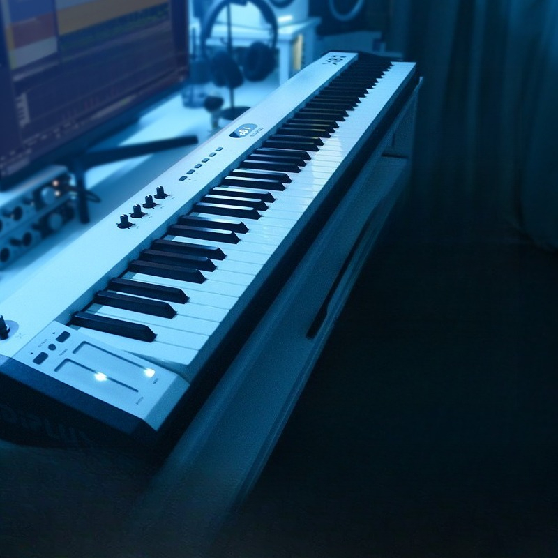 Midi Keyboard Controller 88 Key - Tastiera MIDI professionale con contrappeso completo,