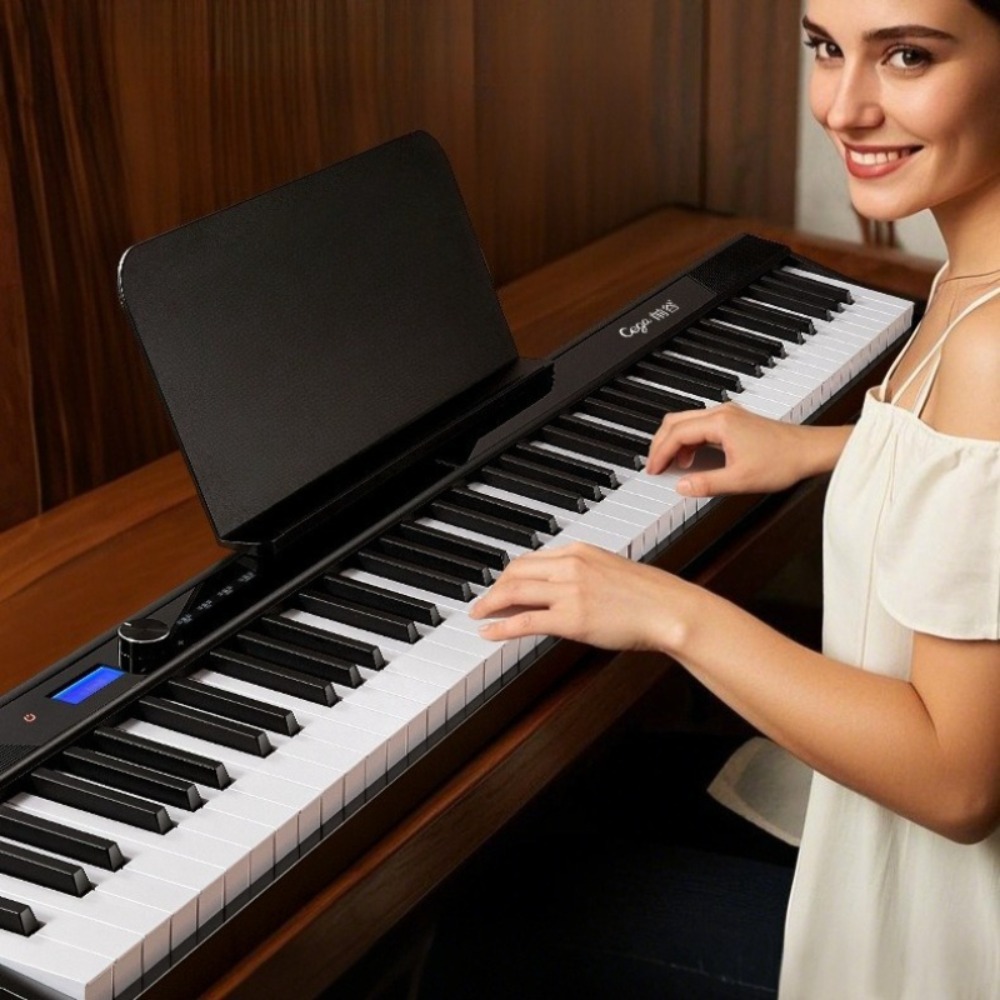 Midi Keyboard Controller 88 Key - Pianoforte elettronico portatile a 88 tasti,