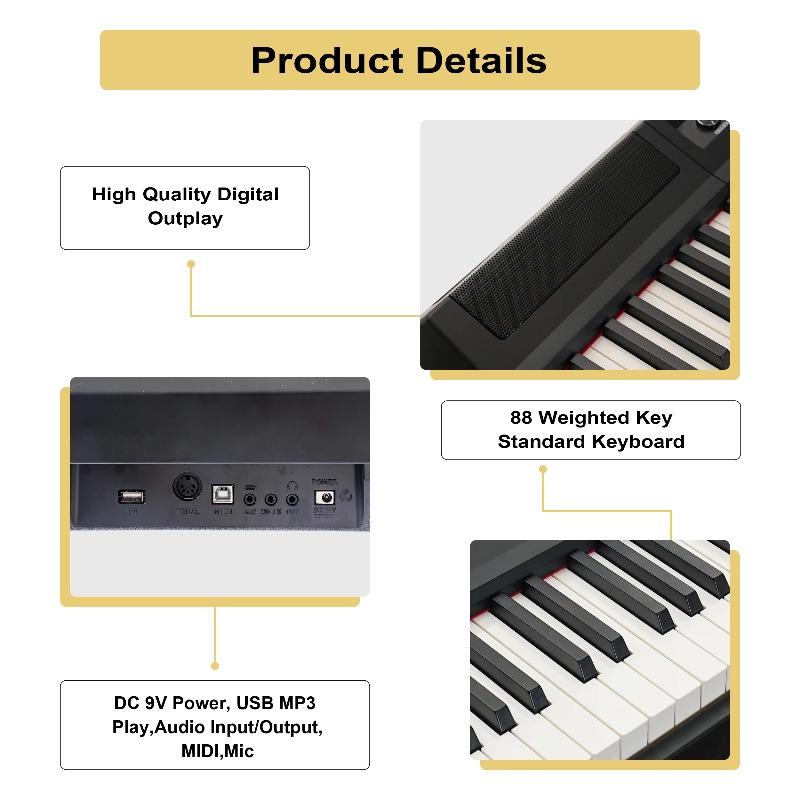 Organo elettrico portatile MY- - Midi Keyboard Controller 88 Key recensione e prezzo