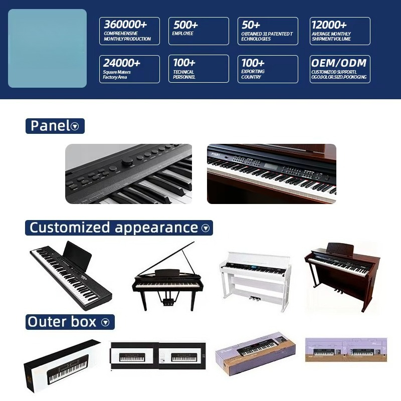 AIERKE Grand 600 Pianoforte Di - Midi Keyboard Controller 88 Key recensione e prezzo