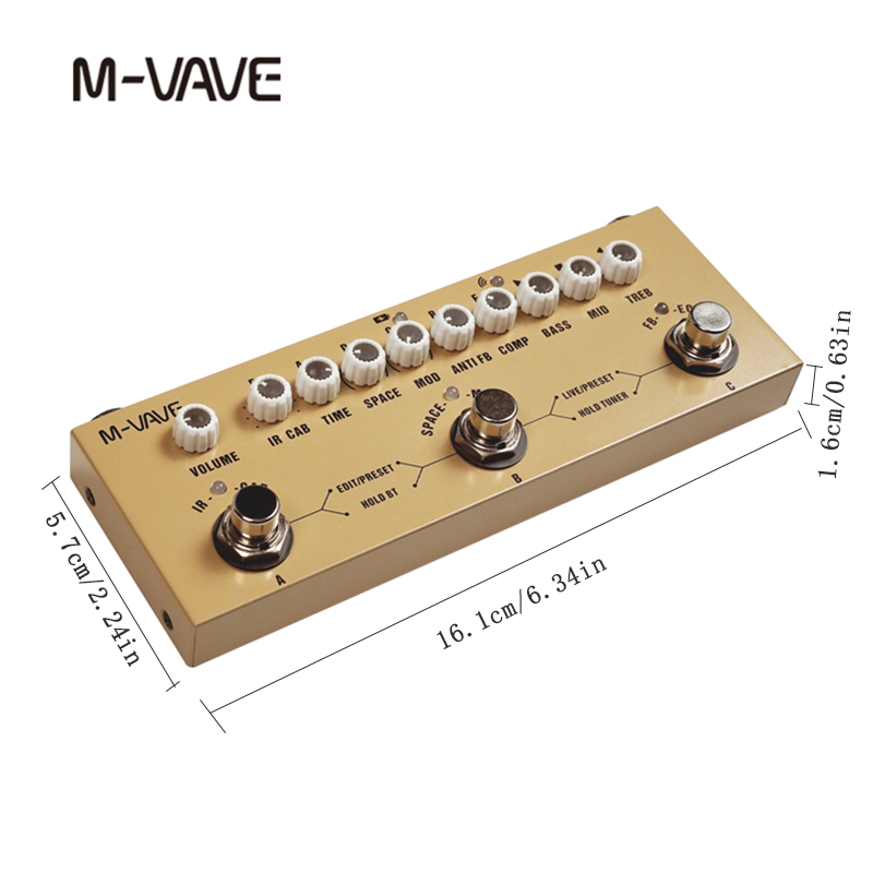 M-VAVE Pedale Effetti Portatil - Groovebox Drum Machine recensione e prezzo