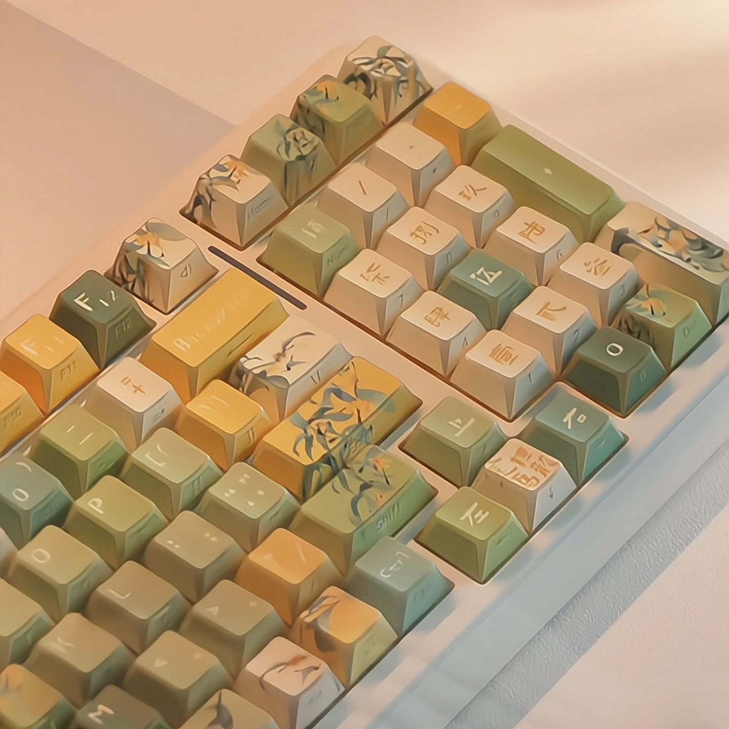 Tasti URE Oolong Tea con retro - Synthesizer Keyboard 61 Key recensione e prezzo