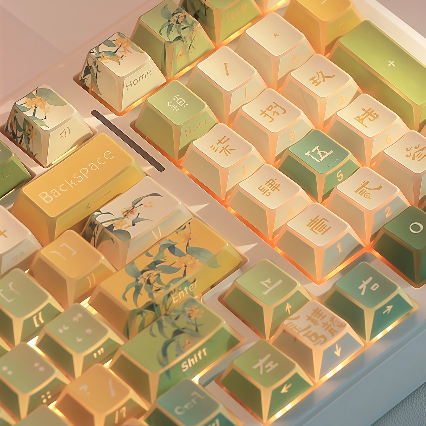 Tasti URE Oolong Tea con retro - Synthesizer Keyboard 61 Key recensione e prezzo
