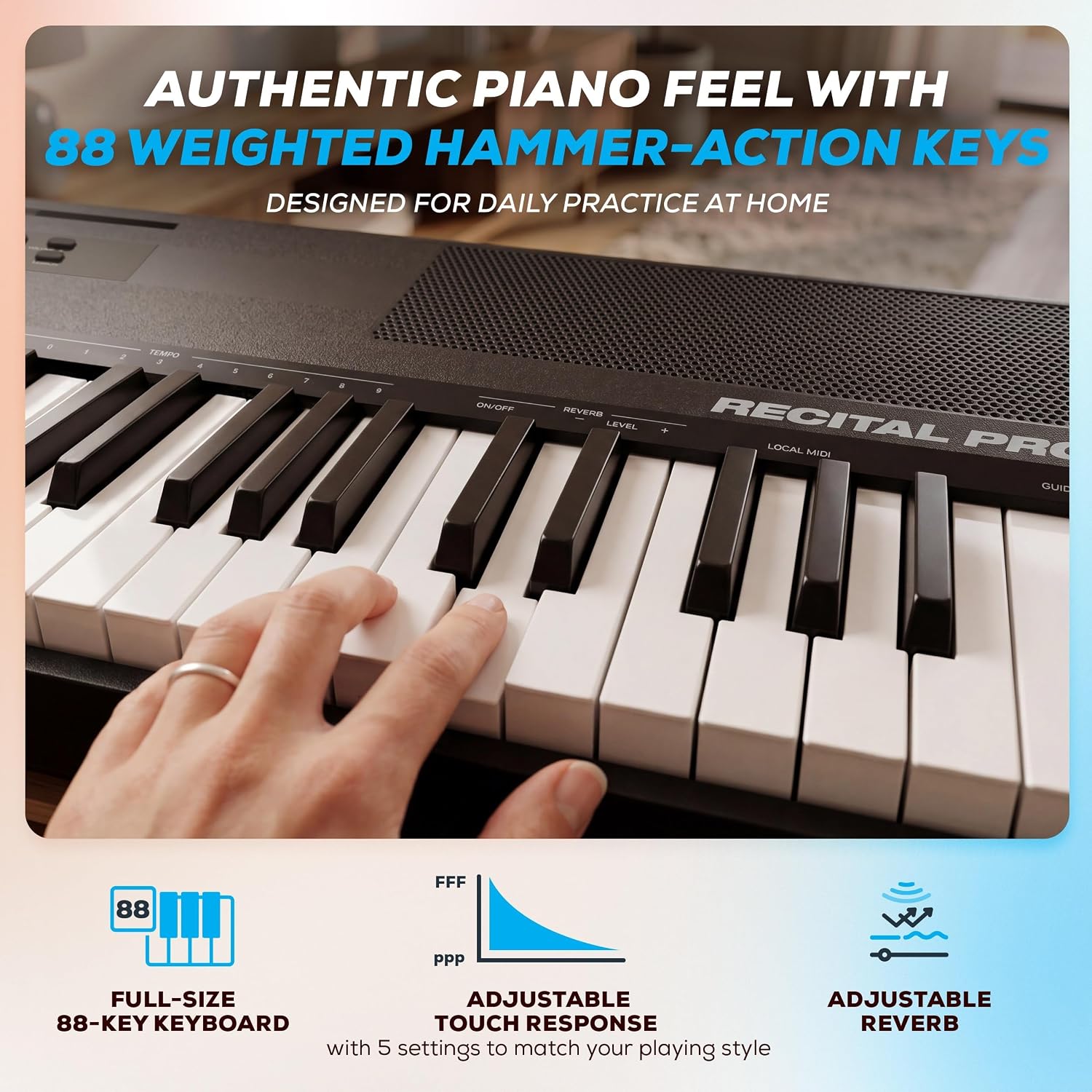 Pianoforte digitale a 88 tasti - Digital Piano 88 Key Weighted recensione e prezzo
