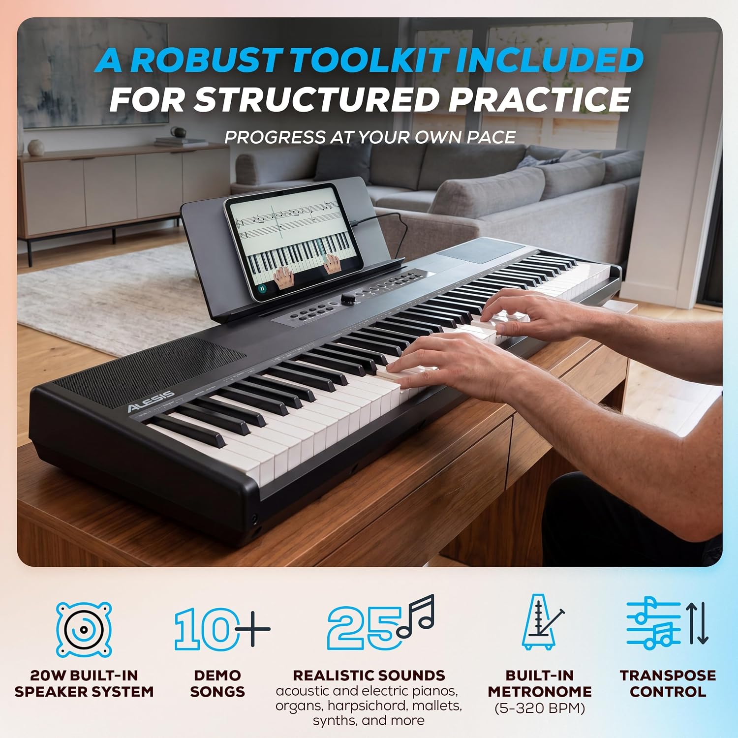 Pianoforte digitale a 88 tasti - Digital Piano 88 Key Weighted recensione e prezzo
