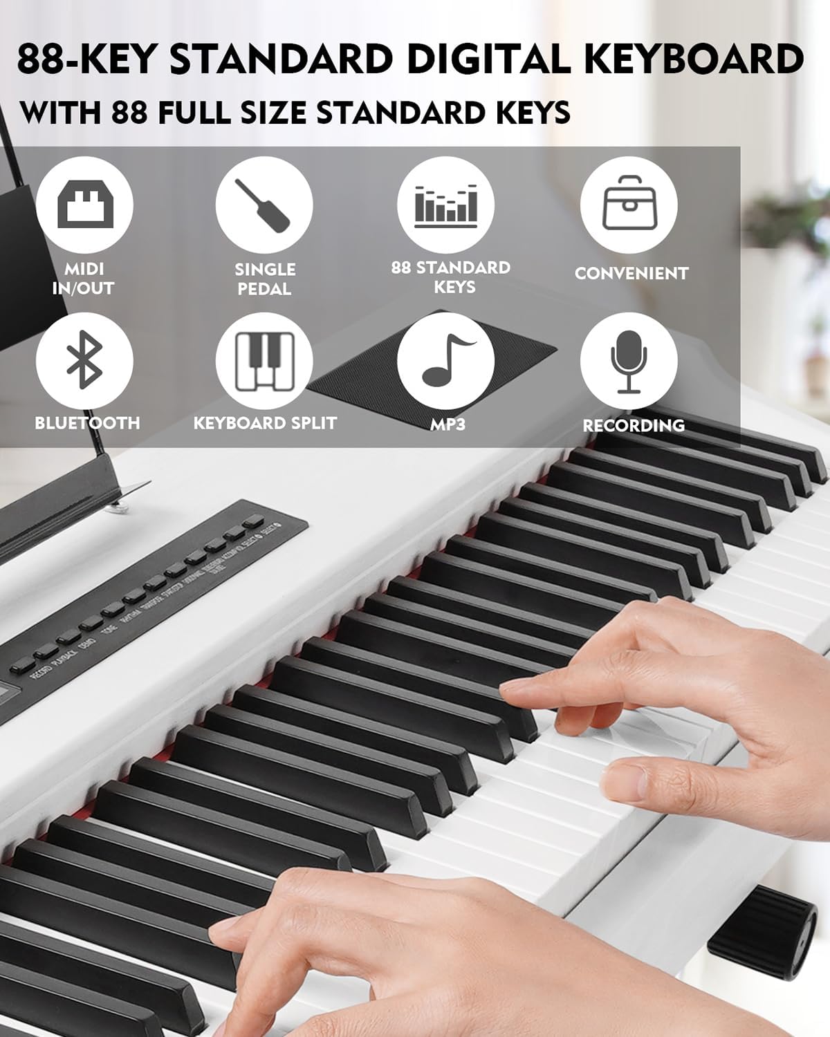 Tastiera per Pianoforte Digita - Digital Piano 88 Key Weighted recensione e prezzo
