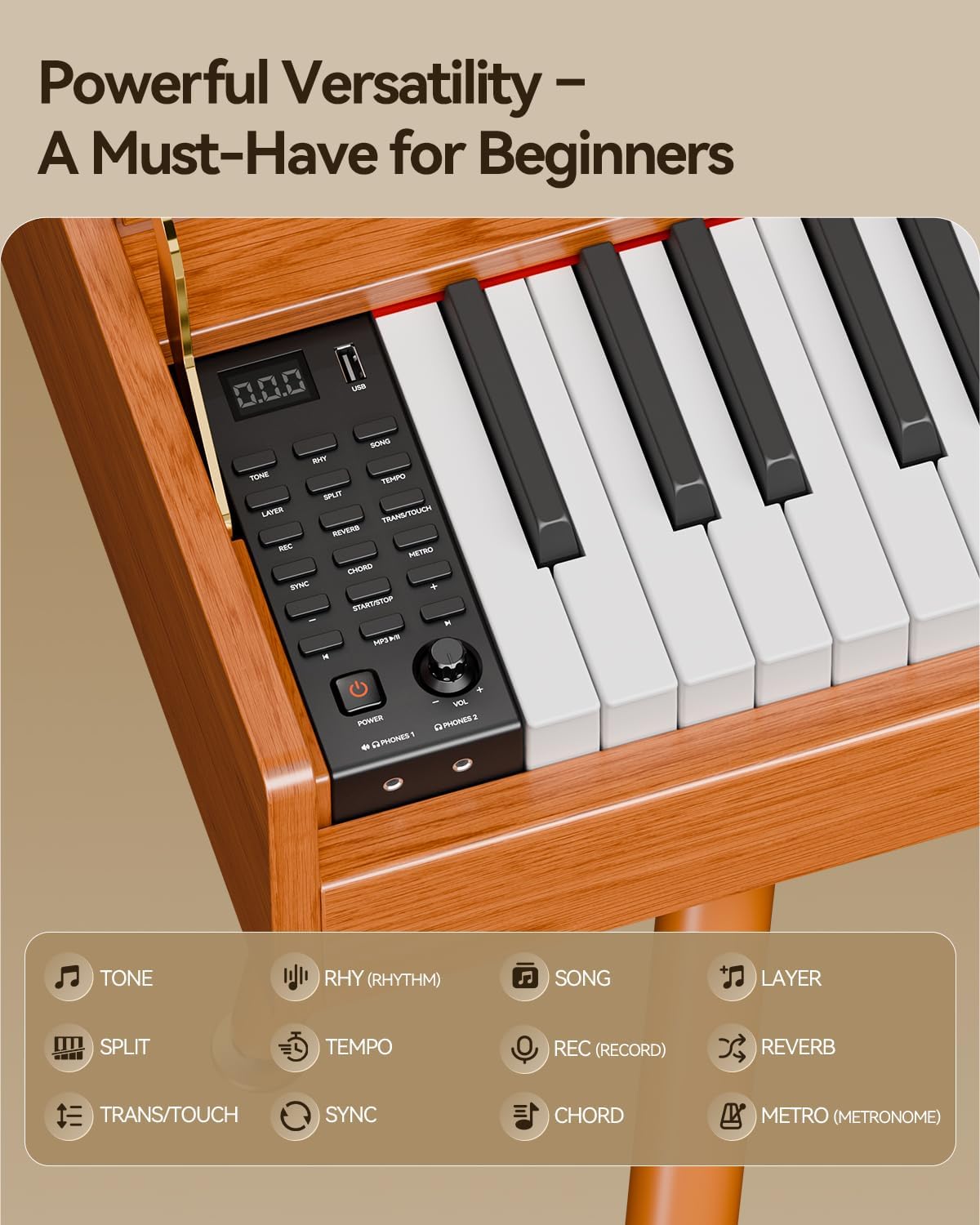 Pianoforte digitale a 88 tasti - Digital Piano 88 Key Weighted recensione e prezzo